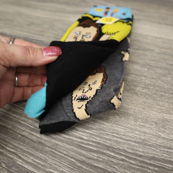 Loot Crate Wear X5 Pairs Animated TV Mix and Match Adult Non-Slip Socks - Picture 11 of 12